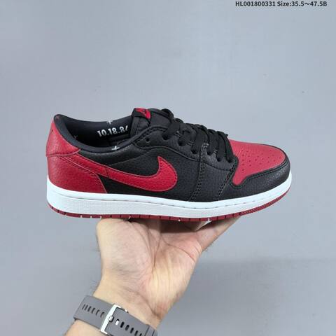 Air Jordan 1 Low OG Banned X AIR JORDAN 1 Aj1 Lifestyle (BS-66392)