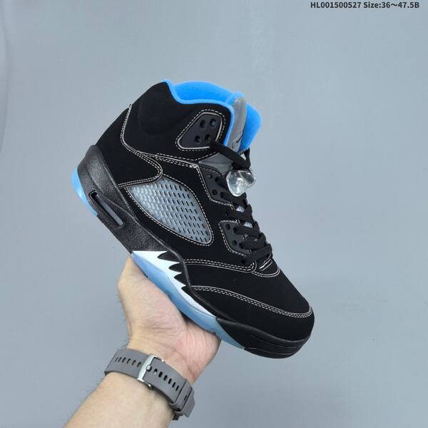 Jordan Air Jordan 5 Retro Black/University Blue 36~47.5 basketball