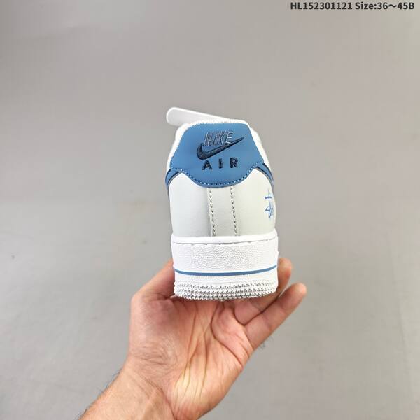 Nike Air Force 1 Low 07 white light grey blue EU 36-45 sneaker