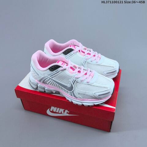 Nike Zoom Vomero 5 White Pink Silver Gray EU 36-45 Running Shoe - Unisex (BS-61846)