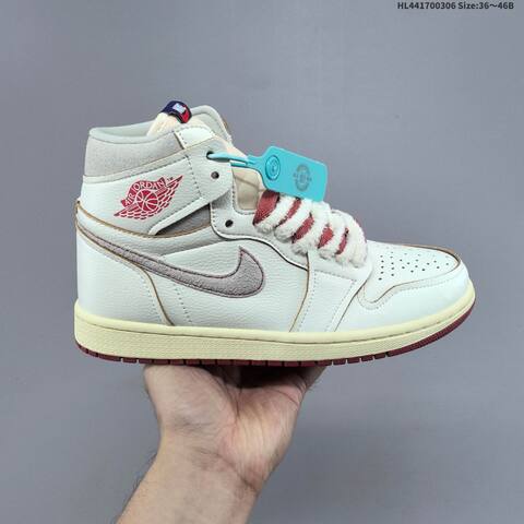 Air Jordan 1 High OG Lost Found AIR JORDAN 1 Aj1 Lifestyle (BS-66619)