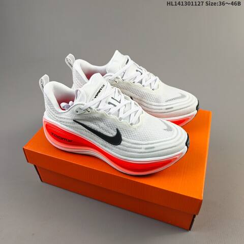 Nike Vomero Plus ReactX Air Zoom White Black Bright Red Pink EU 36-46 Running Shoe - Unisex (BS-63006)