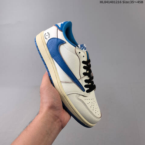 AIR JORDAN Travis Scott x Air Jordan 1 Reverse Mocha AJ1 1 TS Lifestyle (BS-67419)