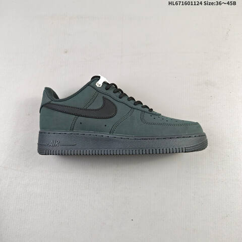 Nike Air Force 1 07 LV8 CJ9179-001 Dark Green Black EU 36-45 Sneaker - Unisex (BS-63118)