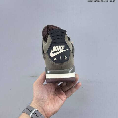 A Ma Maniere x Air Jordan 4 Retro SP Dark Mocha AMM x AIR JORDAN AJ4 Lifestyle (BS-66297)