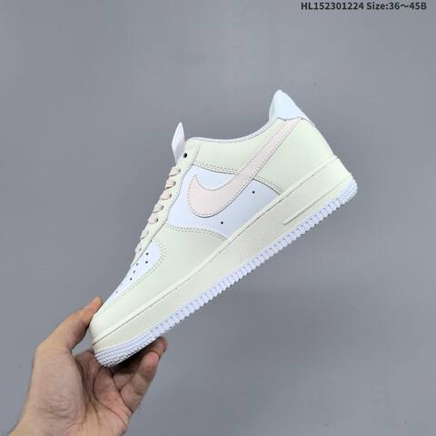 Nike Air Force 1 Low 07 Light Beige White Light Pink EU 36-45 Sneaker - Unisex (BS-62481)