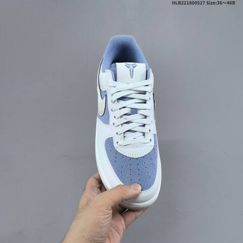Nike Air Force 1 07 Kobe IM0583-400 White Light Blue Sail EU 36-46 Sneaker - Unisex (BS-60077)