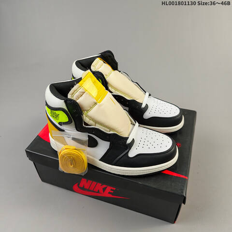 Air Jordan 1 High OG Volt Gold AIR JORDAN 1 Aj1 Lifestyle (BS-67596)
