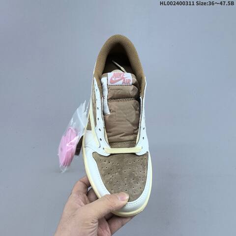 Travis Scott x Air Jordan 1 Low AIR JORDAN 1 Aj1 Lifestyle (BS-66567)