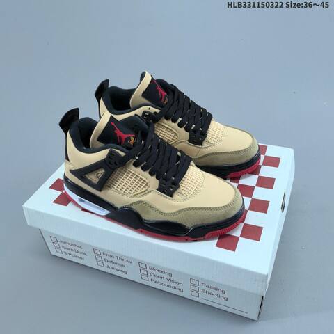 Air Jordan 4 Retro Pizza AIR JORDAN 4 Aj4 4 1989 Lifestyle (BS-66478)
