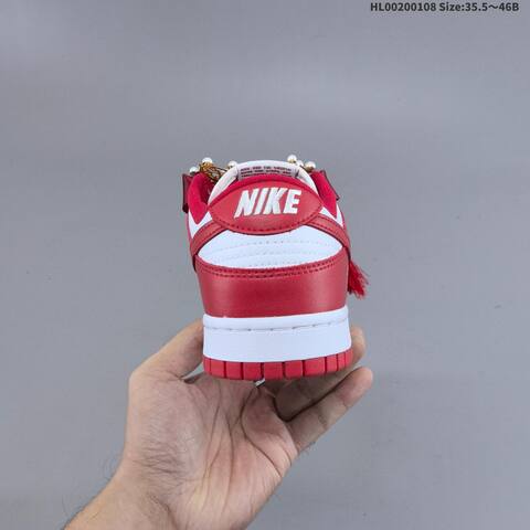 Nike SB Dunk Low White Red Gold EU 35 5-46 Skate Shoe - Unisex (BS-62142)