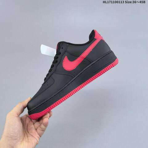 Nike Air Force 1 07 FJ4146-004 Black Dark Green Red EU 36-45 Sneaker - Unisex (BS-62012)