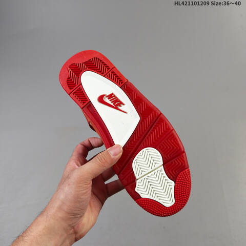 Nigel Sylvester x Air Jordan 4 OG Brick By Brick BIKE AIR JORDAN 4 Aj4 4 BMX Lifestyle (BS-67515)