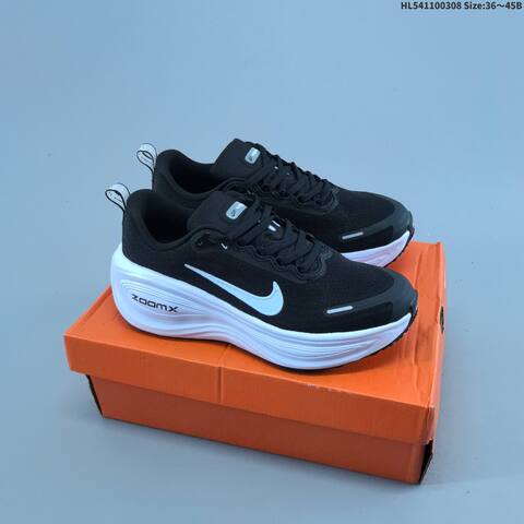 Nike Vomero Plus ReactX Air Zoom White Black Orange Red EU 36-45 Running Shoe - Unisex (BS-61439)