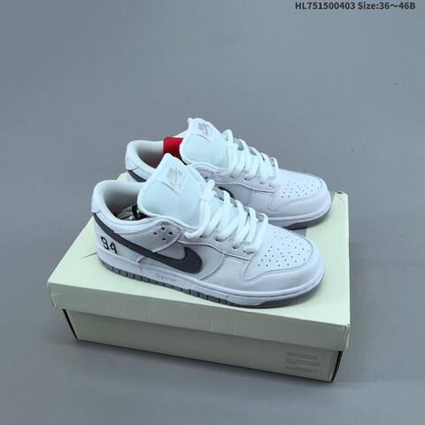 Nike SB Dunk Low Pro Black Blue Red EU 36-46 Skate Shoe - Unisex (BS-60966)