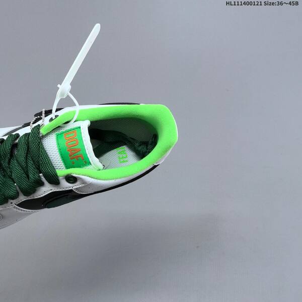 Nike Air Force 1 07 white dark green bright green orange black EU 36-45 sneaker