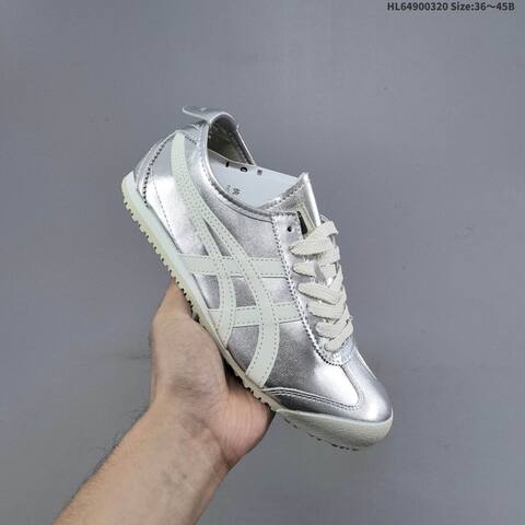 Onitsuka Tiger Mexico 66 Silver Off White Cream EU 36-45 Sneaker Casual Sneakers - Unisex (BS-68984)