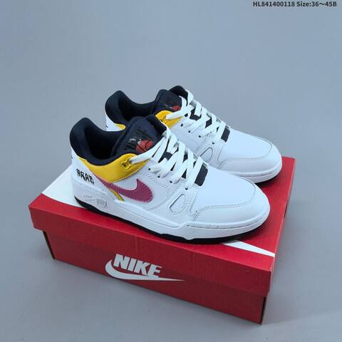 Nike Full Force Lo White Red Black Cream EU 36-45 Skate Shoe - Unisex (BS-61932)