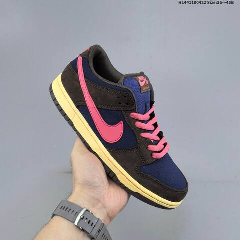 Nike SB Dunk Low Pro Brown Blue Pink Pale Yellow EU 36-45 Skate Shoe - Unisex (BS-60582)