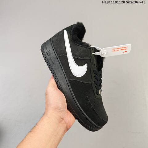Nike Air Force 1 07 Black White Dark Gray EU 36-45 Sneaker - Unisex (BS-63431)