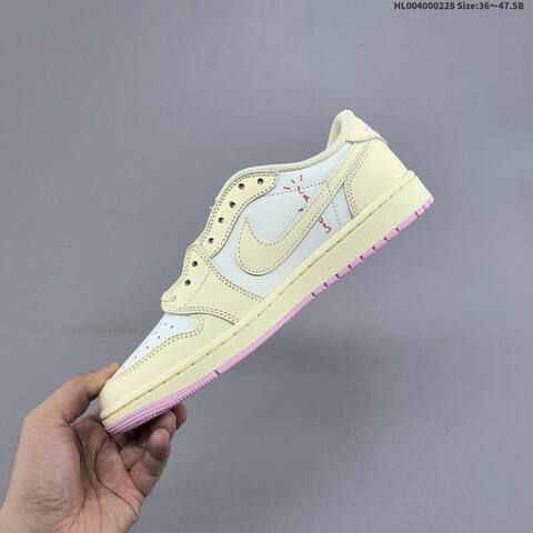 Travis Scott x Air Jordan 1 Low AIR JORDAN 1 Aj1 Lifestyle (BS-66654)