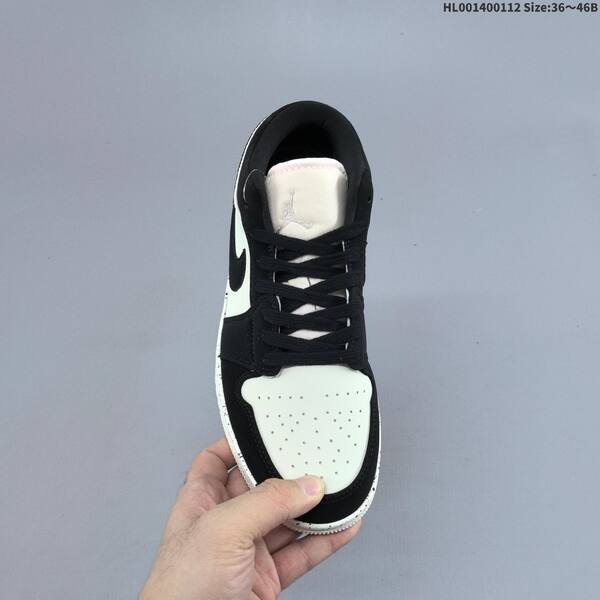 Jordan Air Jordan 1 Low Black/White/Grey 36~46B basketball