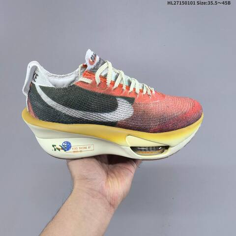 Nike Air Zoom Alphafly Next 3 Red Green White Yellow EU 35 5-45 Running Shoe - Unisex (BS-62272)