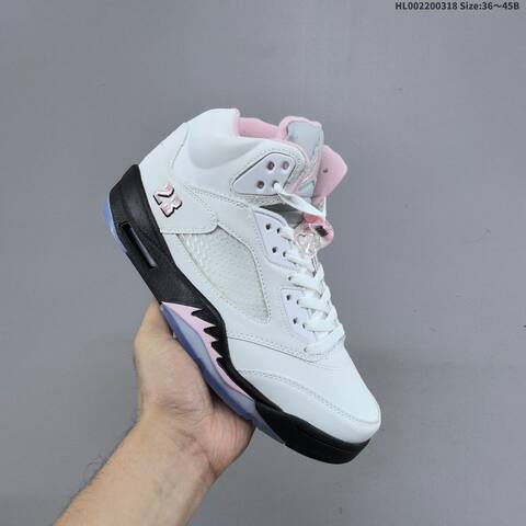 Air Jordan 5 Retro Medium Soft Pink AIR JORDAN 5 Aj5 Lifestyle (BS-66509)
