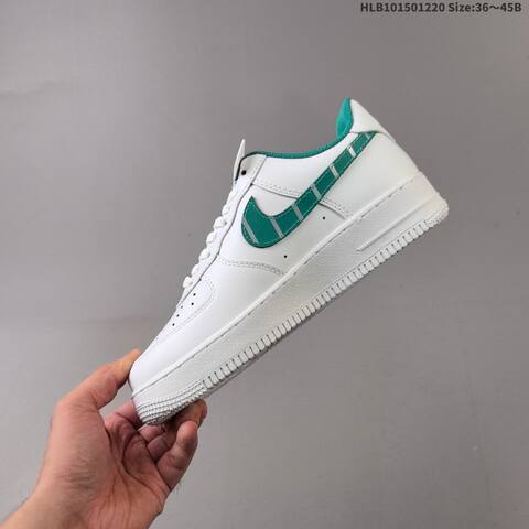 Nike Air Force 1 07 CW2288-111 White Teal Red Grey EU 36-45 Sneaker - Unisex (BS-62549)