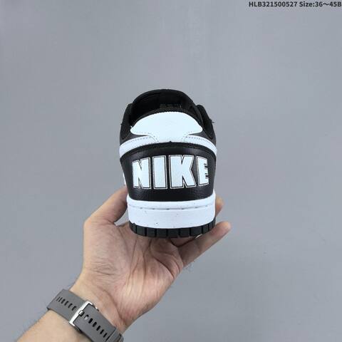 Nike Big Low 355152-016 Black White EU 36-45 Skate Shoe - Unisex (BS-60069)