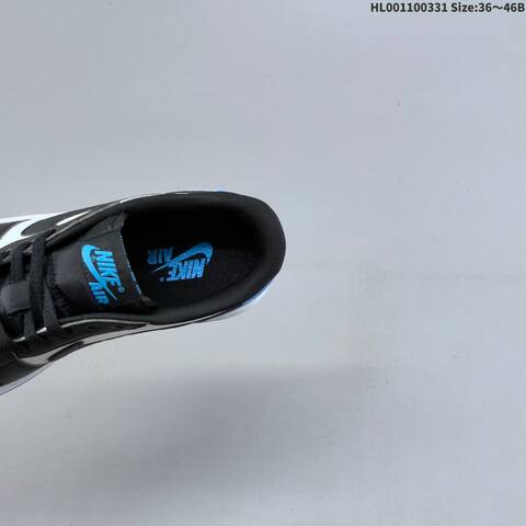 Air Jordan 1 Low OG Black And Dark Powder Blue AIR JORDAN 1 Aj1 Lifestyle (BS-66378)