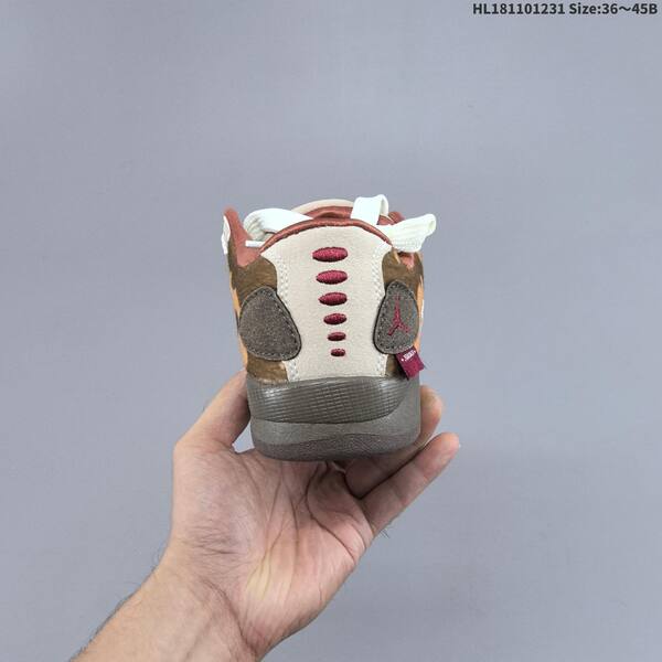 Jordan Session CNY grey / beige / maroon / white 36-45B lifestyle