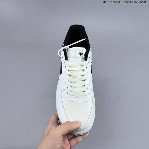 Nike Air Force 1 07 Gore Tex CK2630 004 Sail White Black EU 36-45 Sneaker - Unisex (BS-62105)