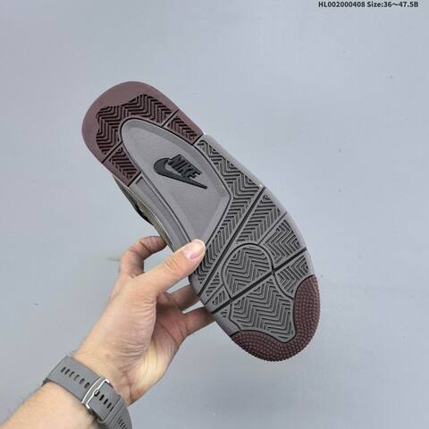 A Ma Maniere x Air Jordan 4 Retro SP Dark Mocha AMM x AIR JORDAN AJ4 Lifestyle (BS-66297)