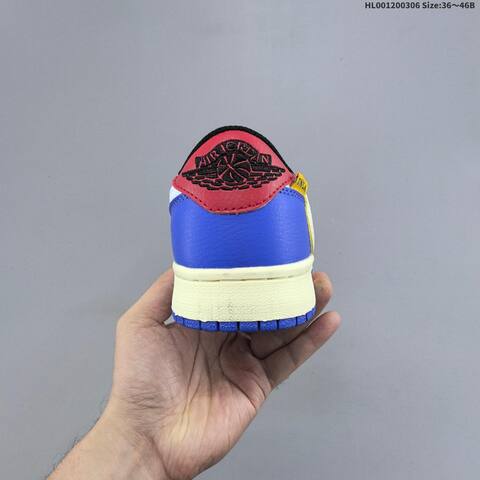 Union LA x Travis Scott x Air Jordan 1 Low OG UN x AIR JORDAN AJ1 Lifestyle (BS-66616)