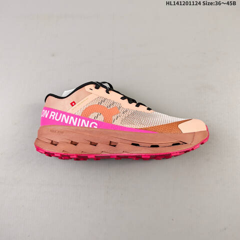 On Cloudultra 3 Rose Pink Black EU 36-45 Trail Shoe Trail Running Sneakers - Unisex (BS-69771)