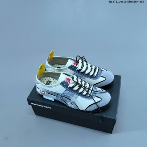 Onitsuka Tiger MEXICO 66 SLIP ON Cream White Grey Blue Black EU 36-45 Sneaker Casual Sneakers - Unisex (BS-68765)