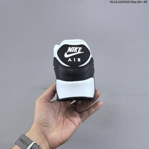 Nike Air Max 90 White Black EU 36-45 Running Shoe - Unisex (BS-61054)