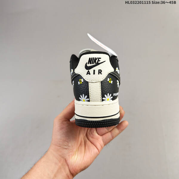 Nike Air Force 1 07 LV8 JP8028-004 black off white grey white yellow EU 36-45 sneaker