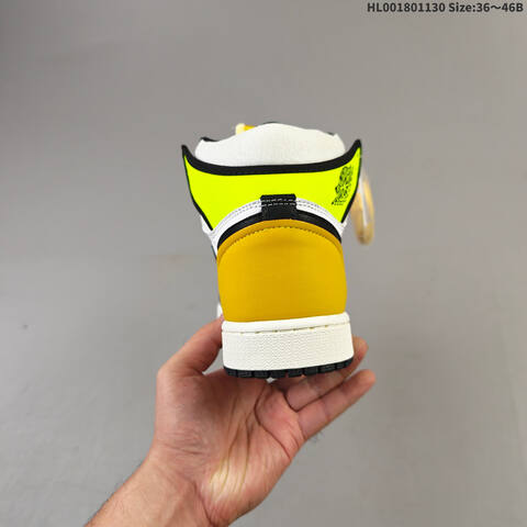Air Jordan 1 High OG Volt Gold AIR JORDAN 1 Aj1 Lifestyle (BS-67596)