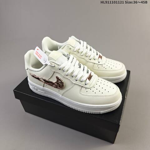 Nike Air Force 1 Low Off White Rose Gold White EU 36-45 Sneaker - Unisex (BS-63352)