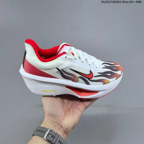 Nike Zoom Fly 6 Black White Grey Red EU 36-46 Running Shoe - Unisex (BS-60554)