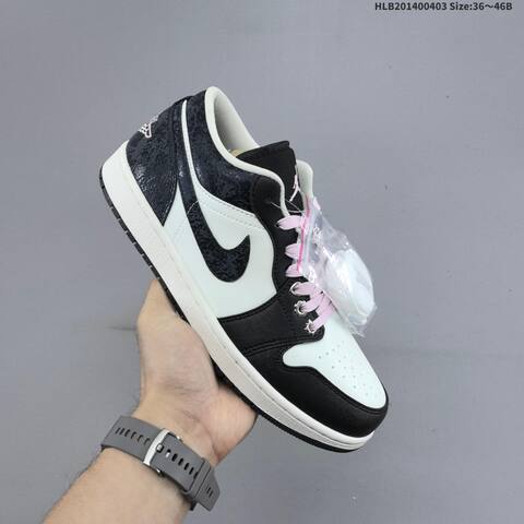 Nike Air Jordan 1 Low AIR JORDAN 1 II0595-001 Lifestyle (BS-66337)