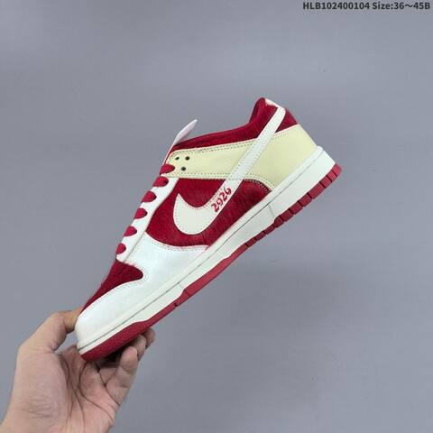Nike Dunk SB Low Off White Red Black EU 36-45 Skate Shoe - Unisex (BS-62236)