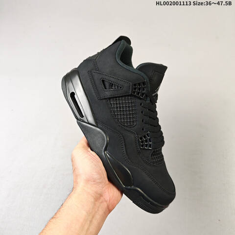 Air Jordan 4 Retro Black Cat Replica AIR JORDAN 4 Aj4 Lifestyle (BS-67824)