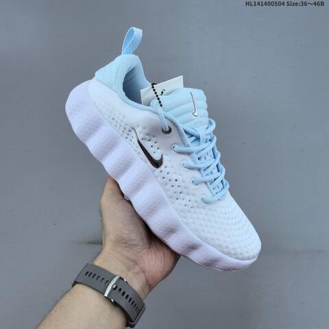 Nike HQ4308-003 White Light Blue Metallic Silver EU 36-46 Running Shoe - Unisex (BS-60536)