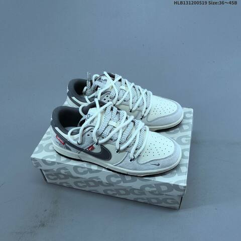 Nike Dunk SB Low Supreme Off White Grey Blue EU 36-45 Skate Shoe - Unisex (BS-60263)