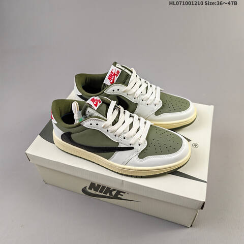 Nike Air Jordan 1 x Travis Scott AIR JORDAN DM7866-200 36 36 5 37 5 38 Lifestyle - Women's (BS-67514)