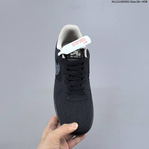 Nike Air Force 1 07 Black Grey Light Grey EU 36-45 Sneaker - Unisex (BS-61484)