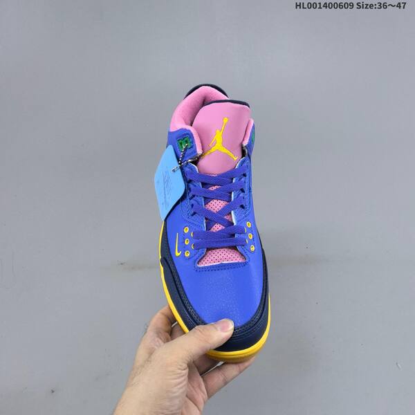 Jordan Air Jordan 3 Retro OG "Brasil" Blue/Pink/Yellow/Navy EU 36-47 basketball